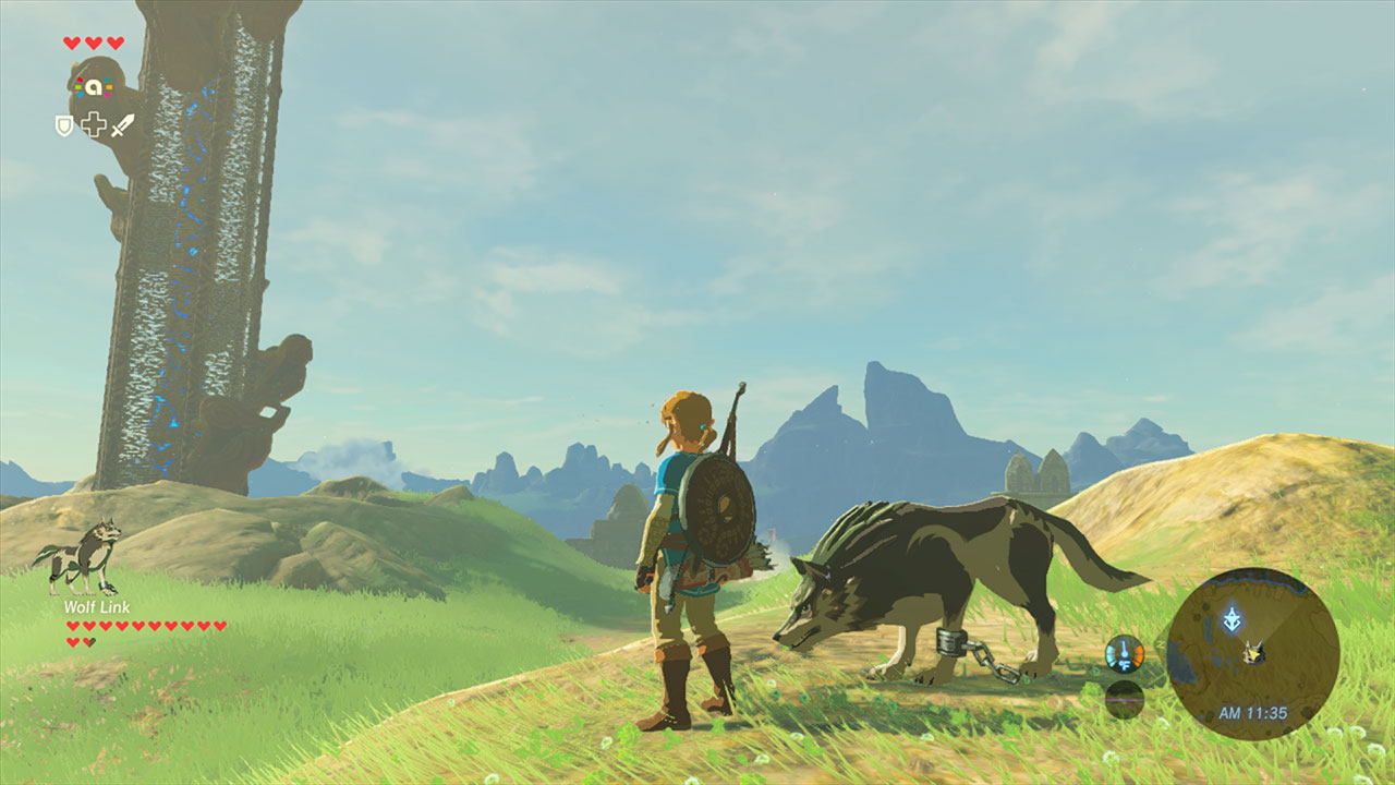 Wolf Link in Breath of the Wild